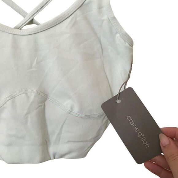 CRANE & LION Studio Sports Bra Wan Blue NWT - Picture 4 of 5